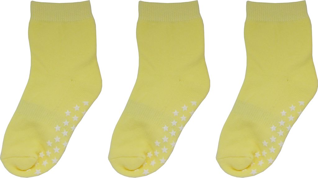 YALION 3 Paar Kinder Antirutschsocken Jungen Mädchen Baumwolle Babysocken Haussocken Thermosocken Krabbelsocken Weich, Schweiß Absorbierend, Atmu...