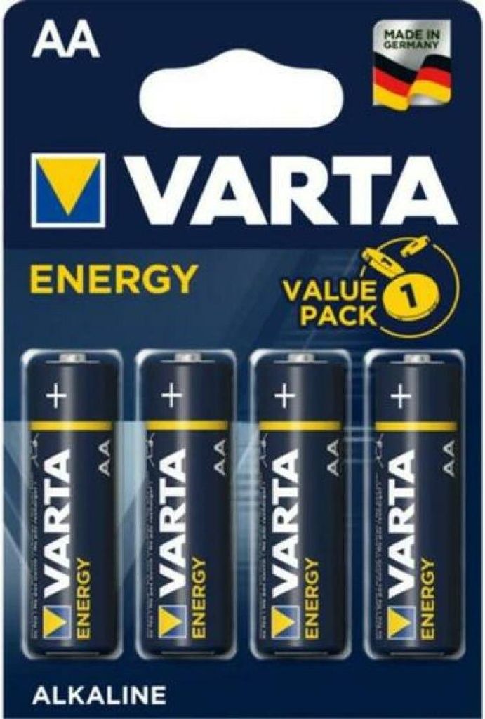 Varta BAT0232 ENERGY LR06 alkalinebatterijen, AA, 4 Productafbeelding 