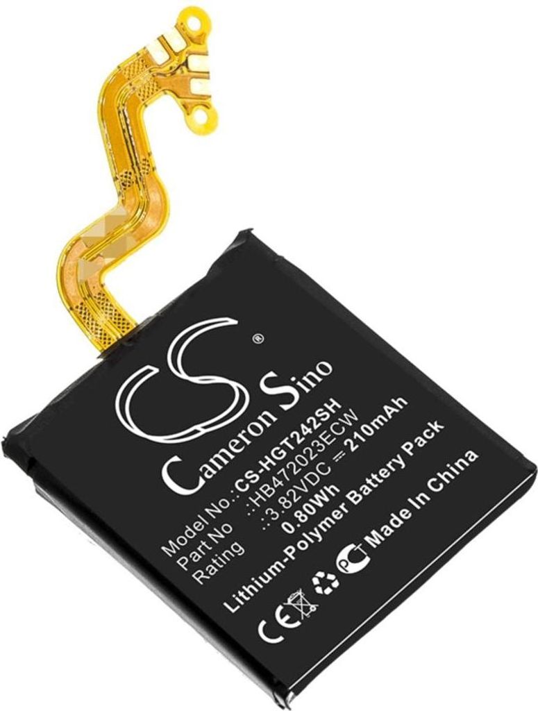 Akku für Huawei GT2 42 mm, 210mAh, Li-Pol Produktbild 