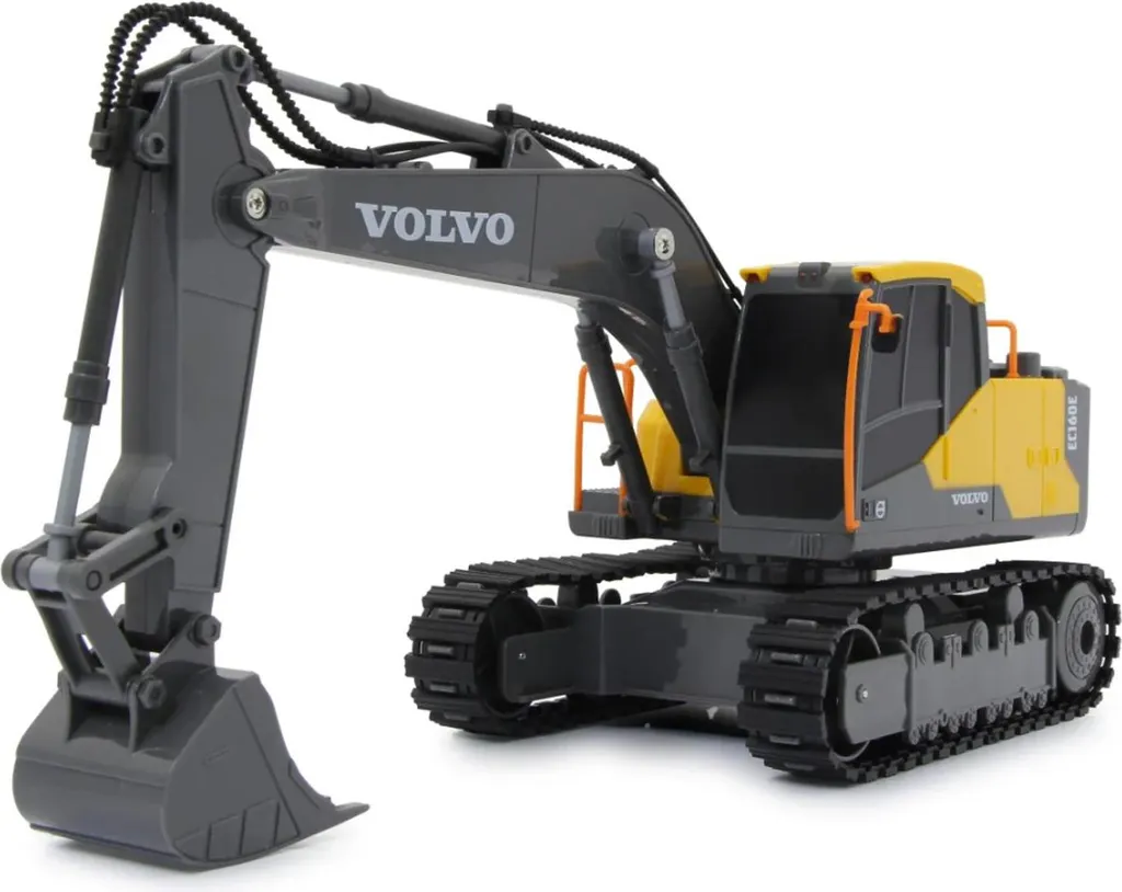 Jamara Volvo EC160E 1:26 - Pelleteuse robuste sans interférence 2,4GHz