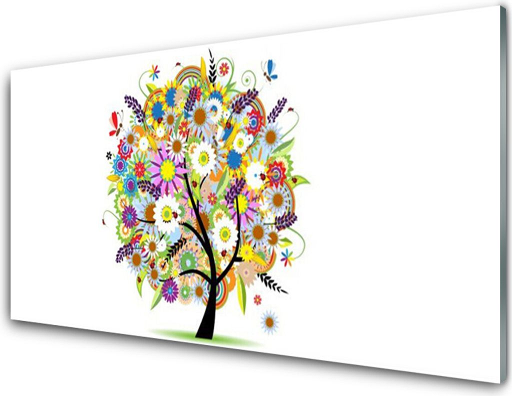 Acrylglasbilder 100x50 Wandbild Druck Baum Kunst