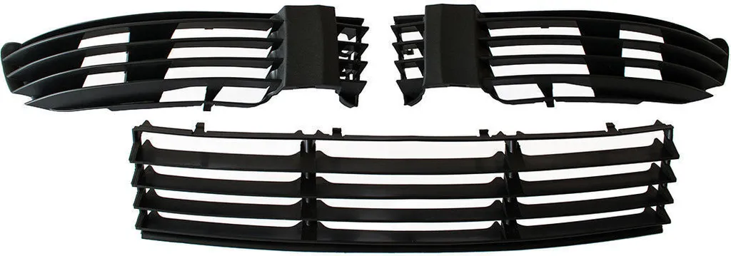 Lot de Grilles de Ventilation Pare-chocs Avant VW Passat B5+ 00-05 Noir