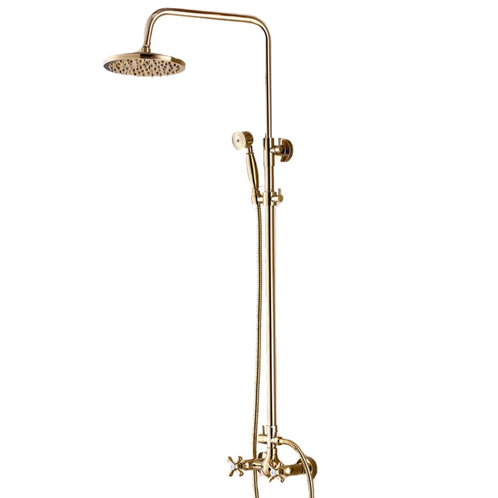 LAUFERI HYPNOS Gold Wand-Brausebatterie
