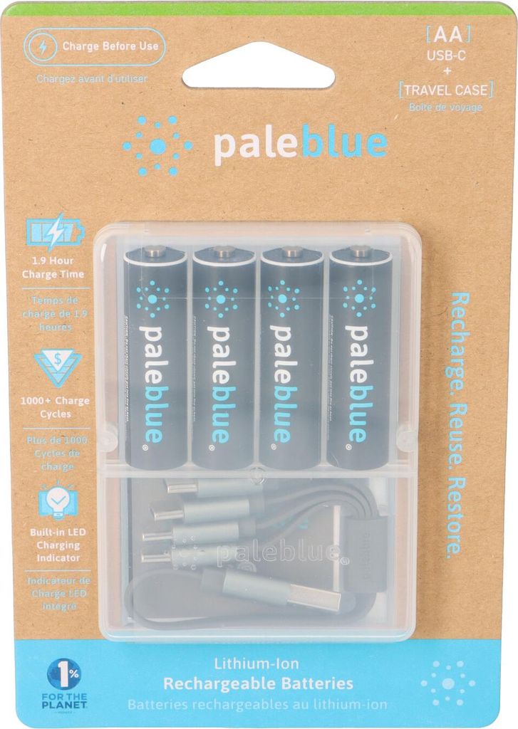 Pale Blue PB-AA-C Haushaltsbatterie Wiederaufladbarer Akku Lithium-Ion (Li-Ion) (PB-AA-C)