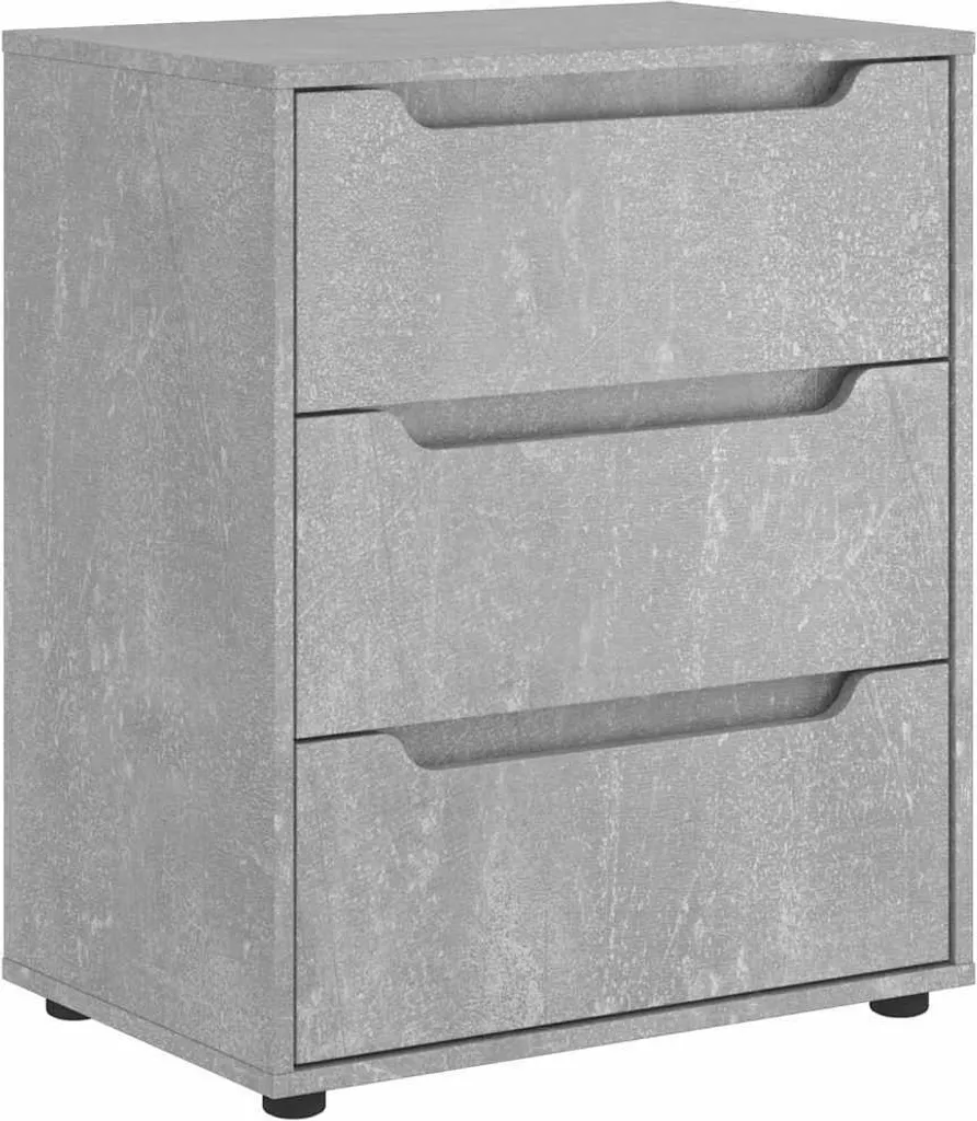 Mobiletto Multiuso Grigio Cemento vidaXL 60cm | Salvaspazio Casa