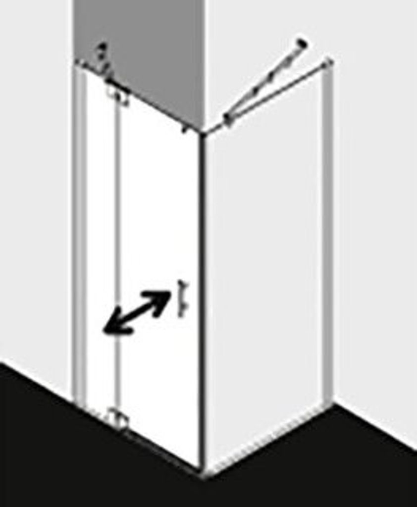 Kermi FX1WR09018VPK Pendeltür Filia XP 1WR 0900x
