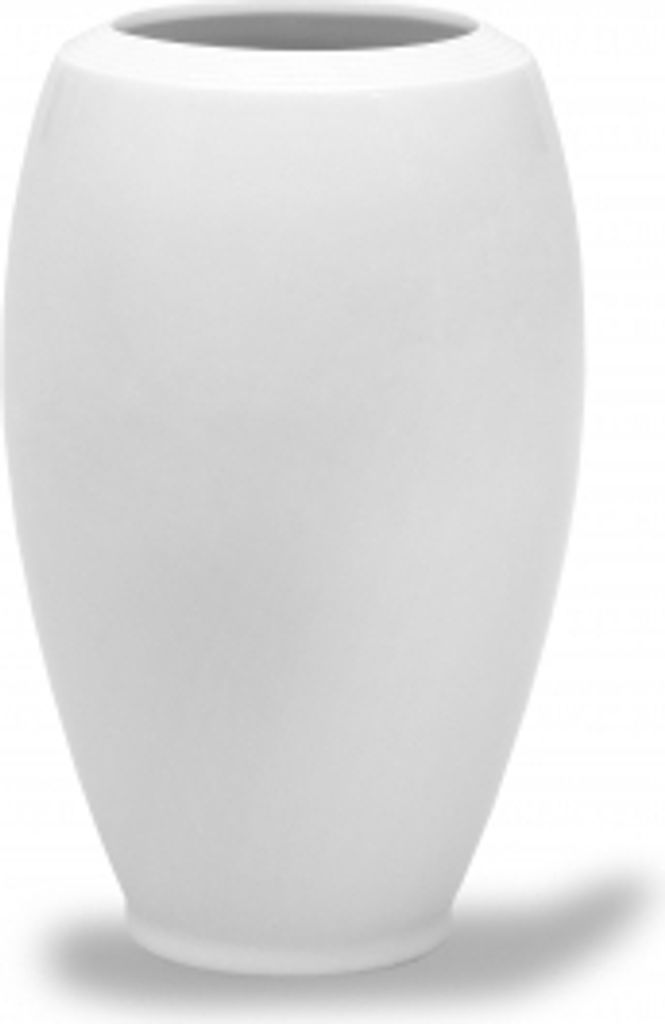 Thun 1794 Große Vase, weiß, 26 cm, tschechisches Porzellan, Lea, Thun