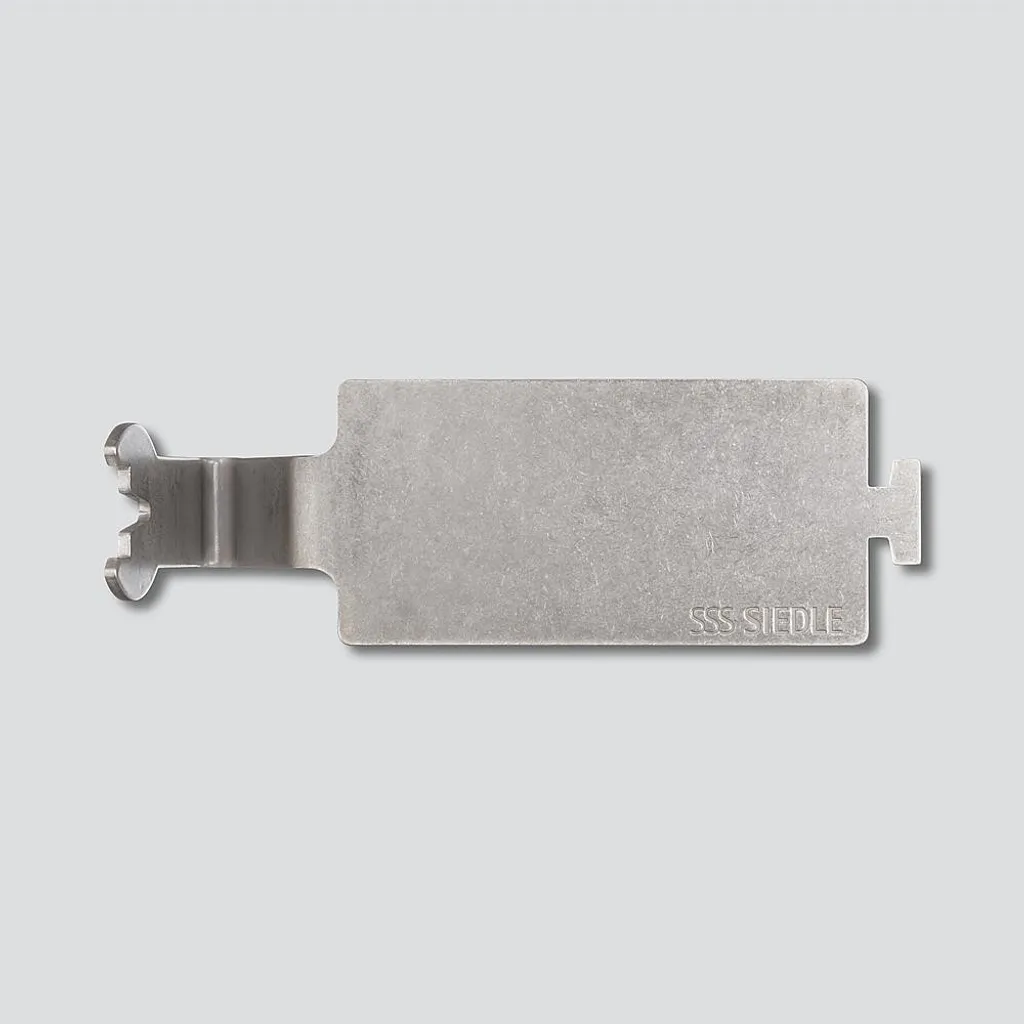 Outil de montage pour interphone Siedle Steel en inox brossé véritable