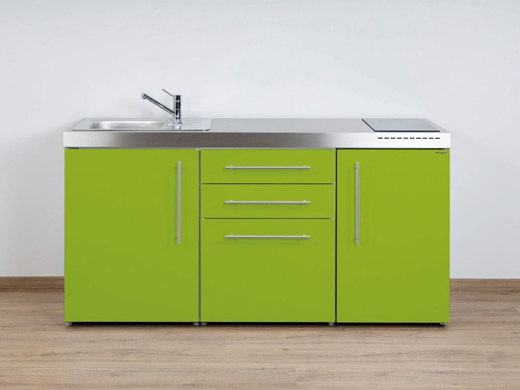 Stengel Miniküche Premiumline MP 170 Grüner Apfel mit Kühlschrank