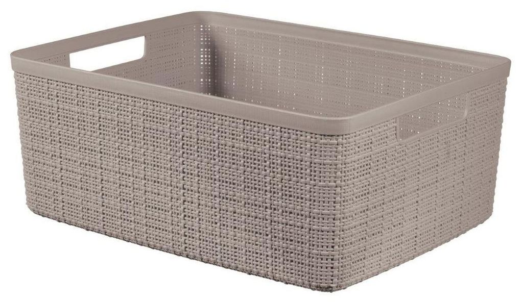 Pojemnik Curver Jute M 12L taupe Zdjęcie produktu 