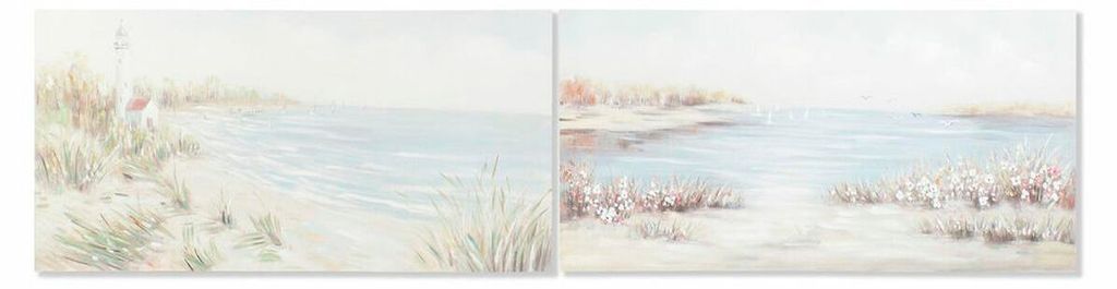 Leinwand DKD Home Decor Kiefer Leinwand 140 x 3,7 x 70 cm