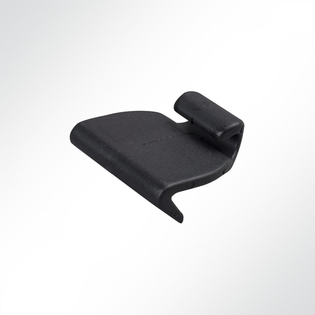 Lysel Kunststoff Haken für Schlauchbootabdecku, (BxL) 36x41mm in Schwarz (250 Stück)