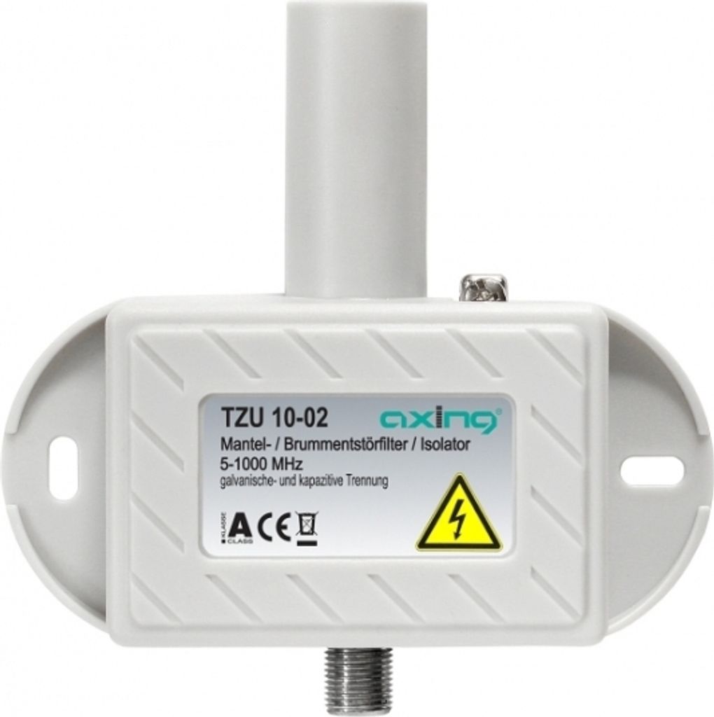 Axing TZU 10-02, 5 - 1006 MHz, Weiß, Kunststoff, Produktbild 