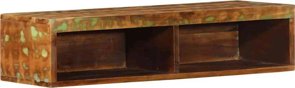 SYFAX™ Mobile TV Sospeso 80x30x19 cm - Vero Legno Massello Recuperato