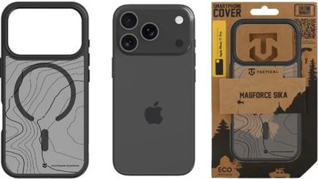 Tactical MagForce Hyperstealth Sika iPhone 17 Pro Asfalto Specifica MIL