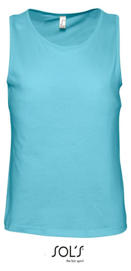 SOLs 11465 | Débardeur homme Justin - Couleur : Atoll Blue Image du produit 