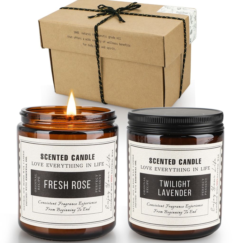 TRMLBE Bougie parfumée Bougies d'aromathérapie Set cadeau Image du produit 