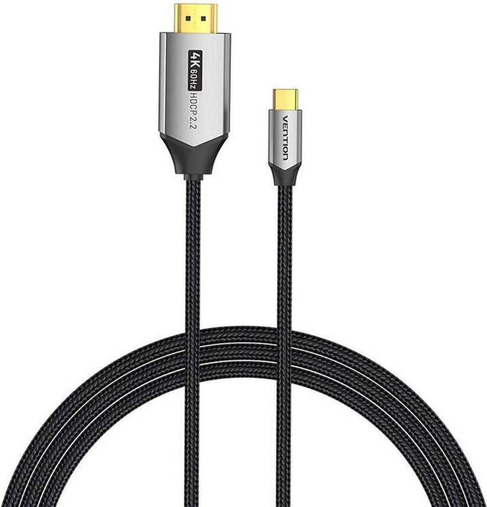 Vention CRBBF-Kabel, USB-C auf HDMI, 1 m, schwarz