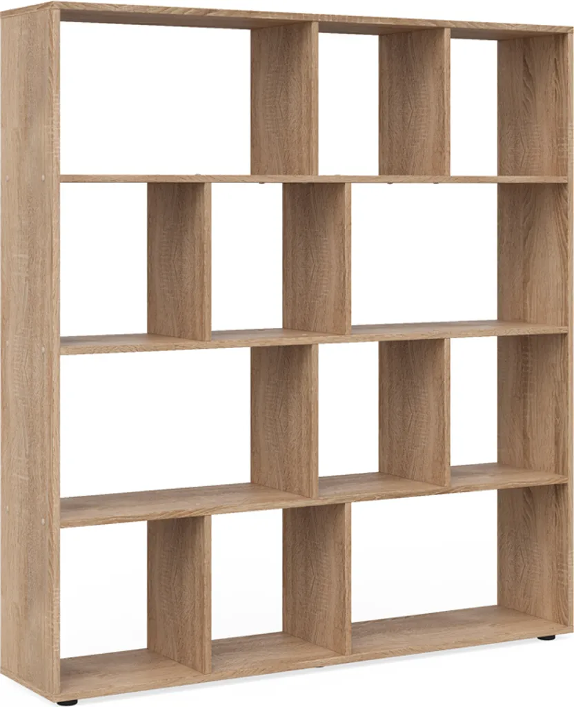 Bibliothèque cube Sonoma Vicco Pilar 30182 avec 12 cases 131.6x143 cm