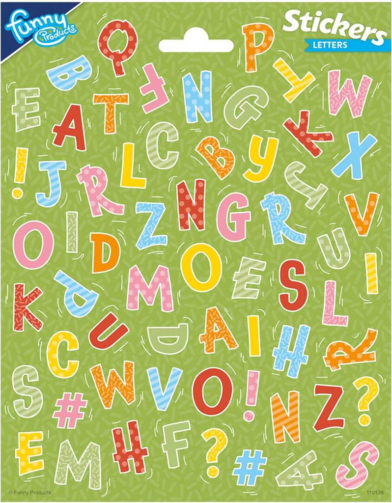 Totum-Stickerbogen-Buchstaben