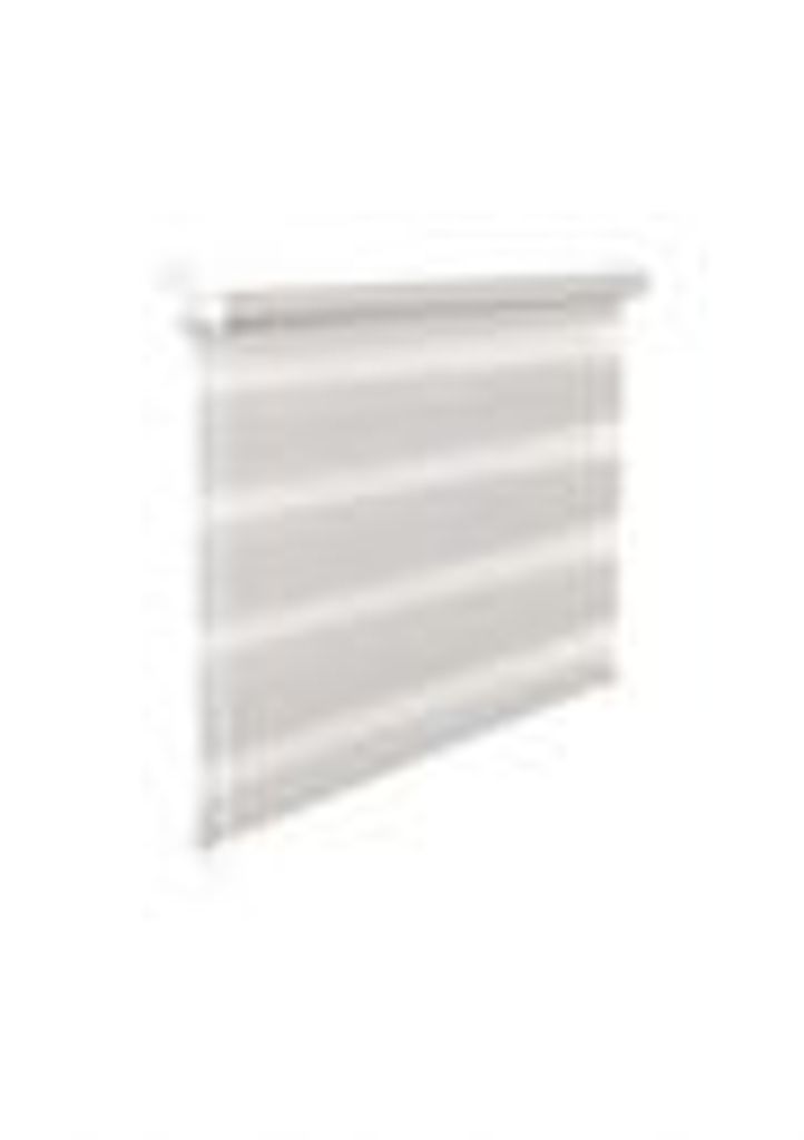 Doppelrollo Duorollo 105 cm breit 200 cm lang grau inkl. Seilzug Fensterrollo Klemmrollo Jalousie