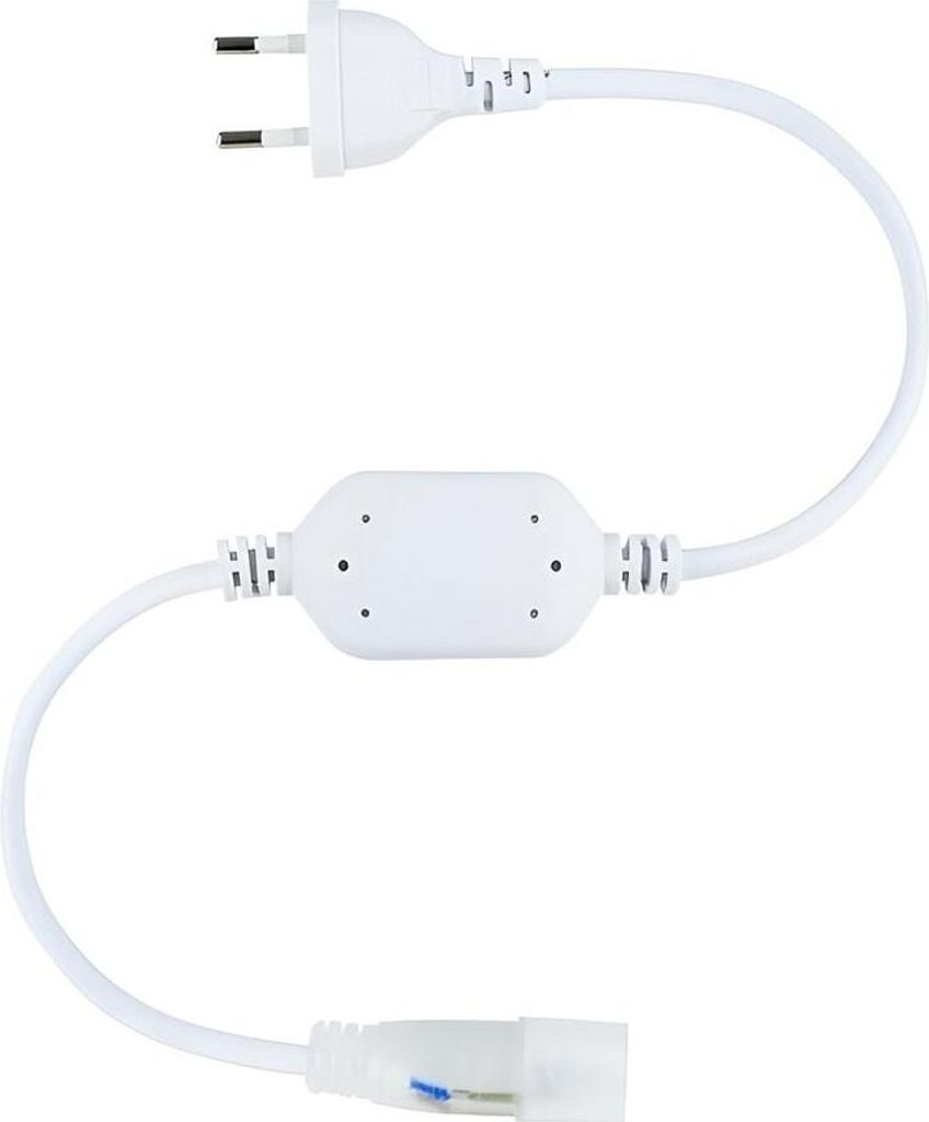 Gleichrichterkabel für LED-Neonstreifen Dimmbar 220V Rund SFLEX17 Weiß