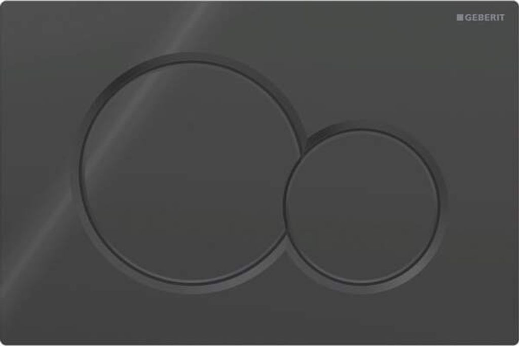 GEBERIT Betätigungsplatte Sigma 01 Platte schwarz glänzend Produktbild 3