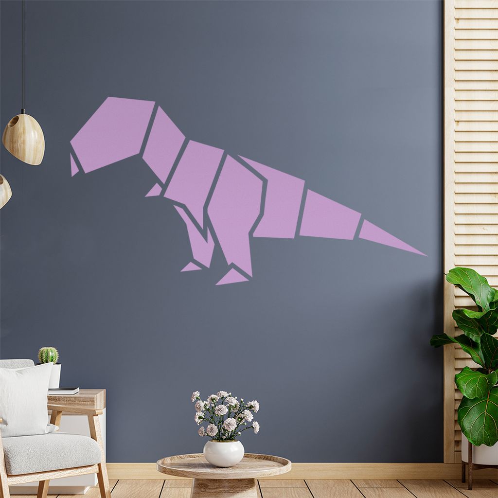 Papierfalten Tyrannosaurus Wandtattoo Wandaufkleber Wall Sticker - Dekoration, Küche, Wohnzimmer, Schlafzimmer, Badezimmer