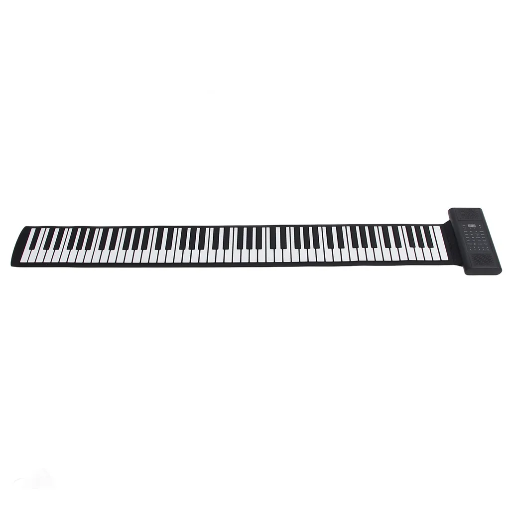 Piano à rouleau à main électronique rechargeable avec affichage LED