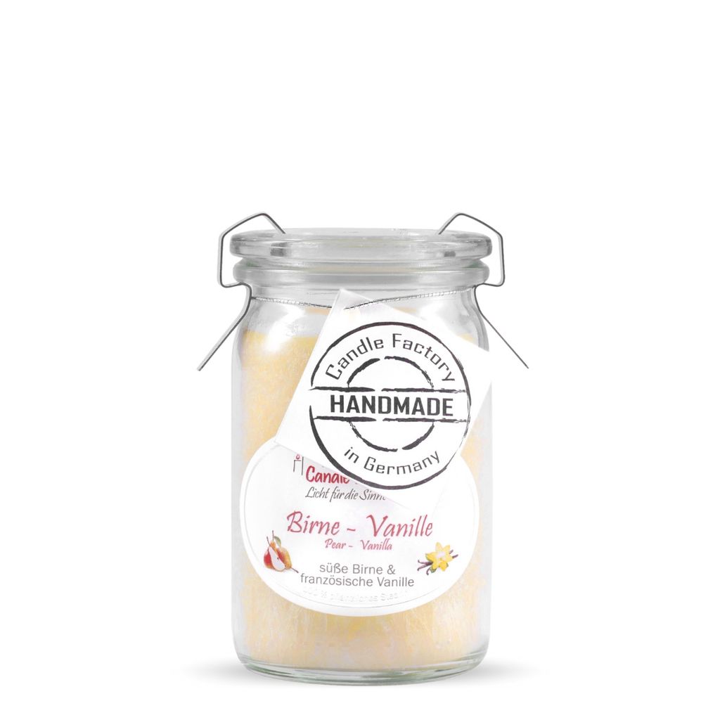 Baby-Jumbo Kerze von Candle Factory im Glas  mit Duft in Produktbild 