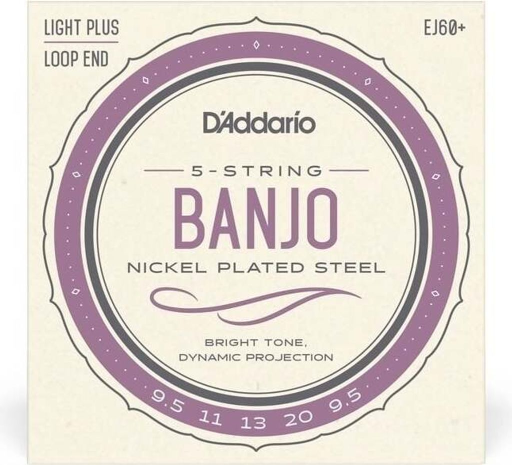 D'Addario EJ60+ Banjo Saiten