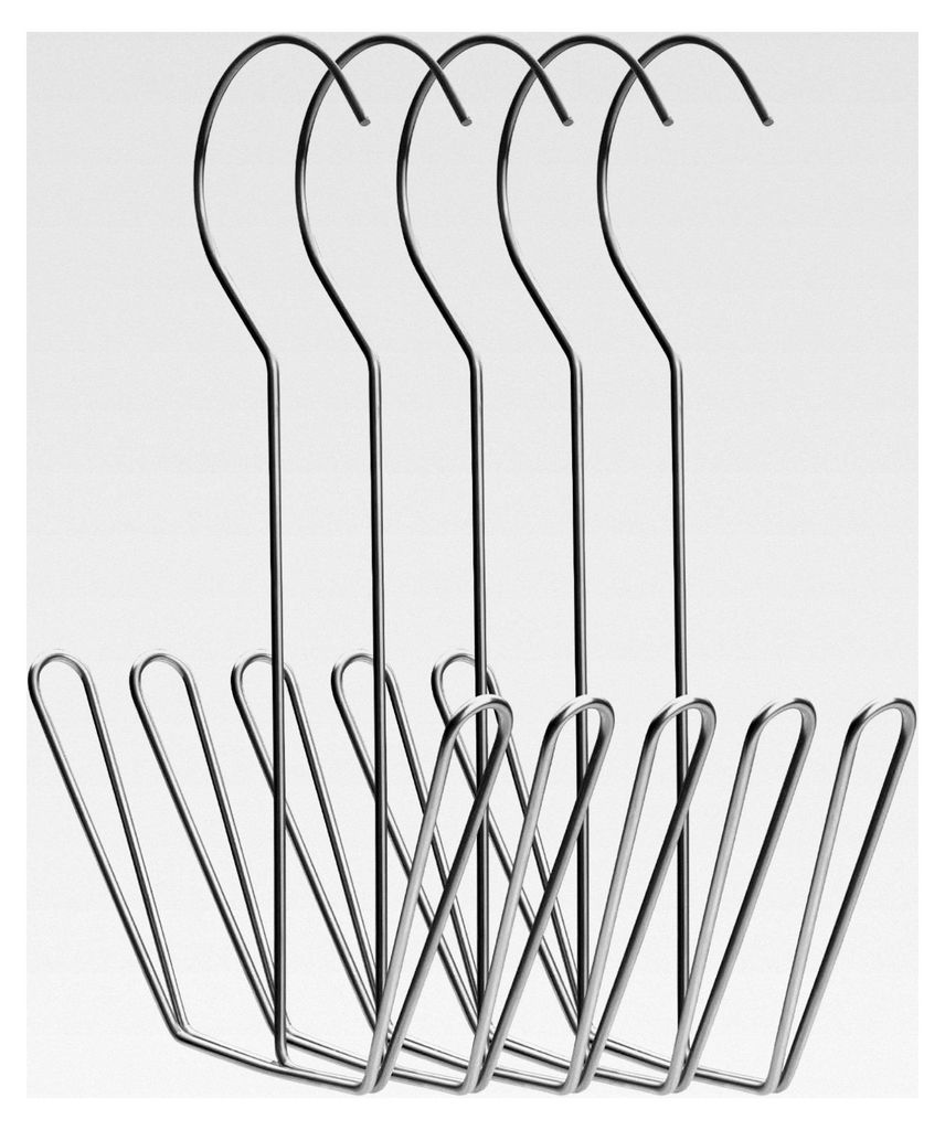 5 Stück Schuhaufhänger, Multifunktionales Schuhregal, Edelstahl Doppel Schuhbügel, Schuhtrockengestell für Turnschuhe und Haken