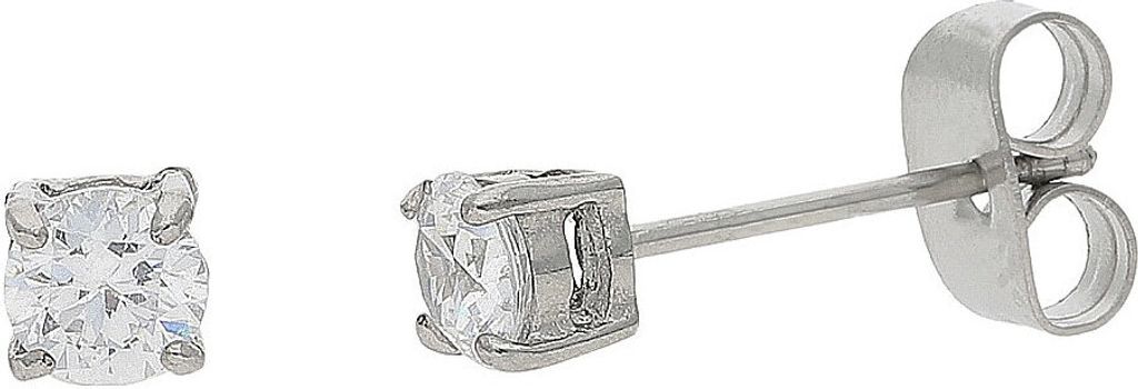 JuwelmaLux Ohrstecker Edelstahl mit Zirkonia JL28-06-0089