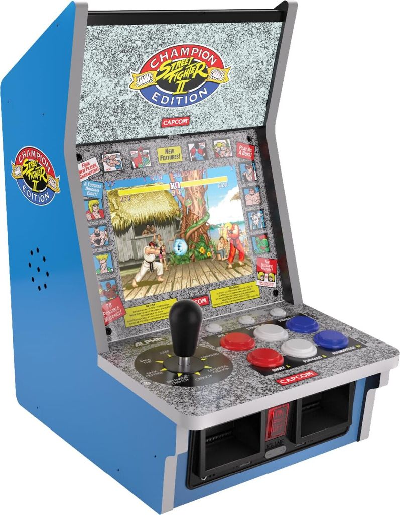 Evercade  Alpha Street Fighter Bartop Arcade Kons. Produktbild 