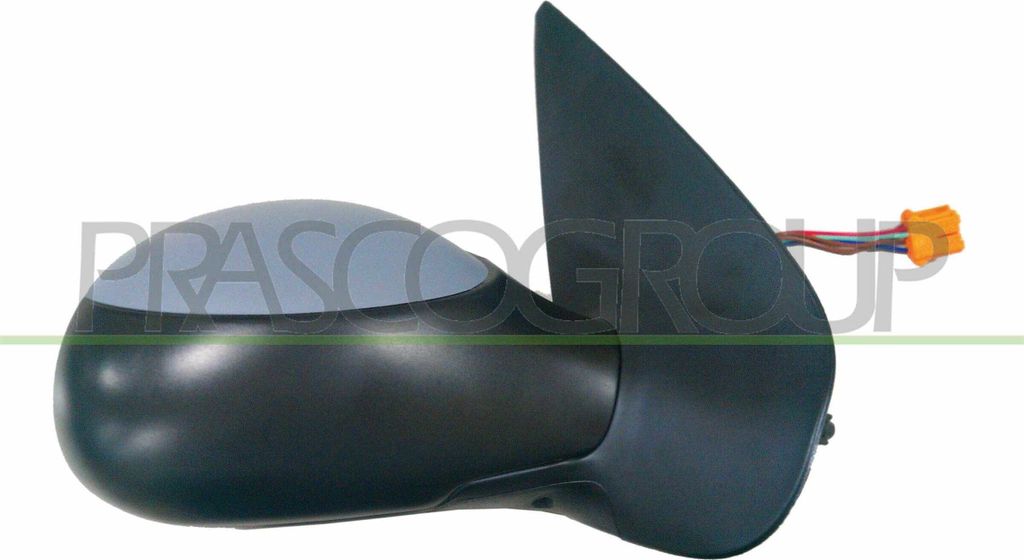 PRASCO PG0097333 Außenspiegel Seitenspiegel Rechts passend für PEUGEOT 206 CC (2D) Beheizt Grundiert Elektrisch