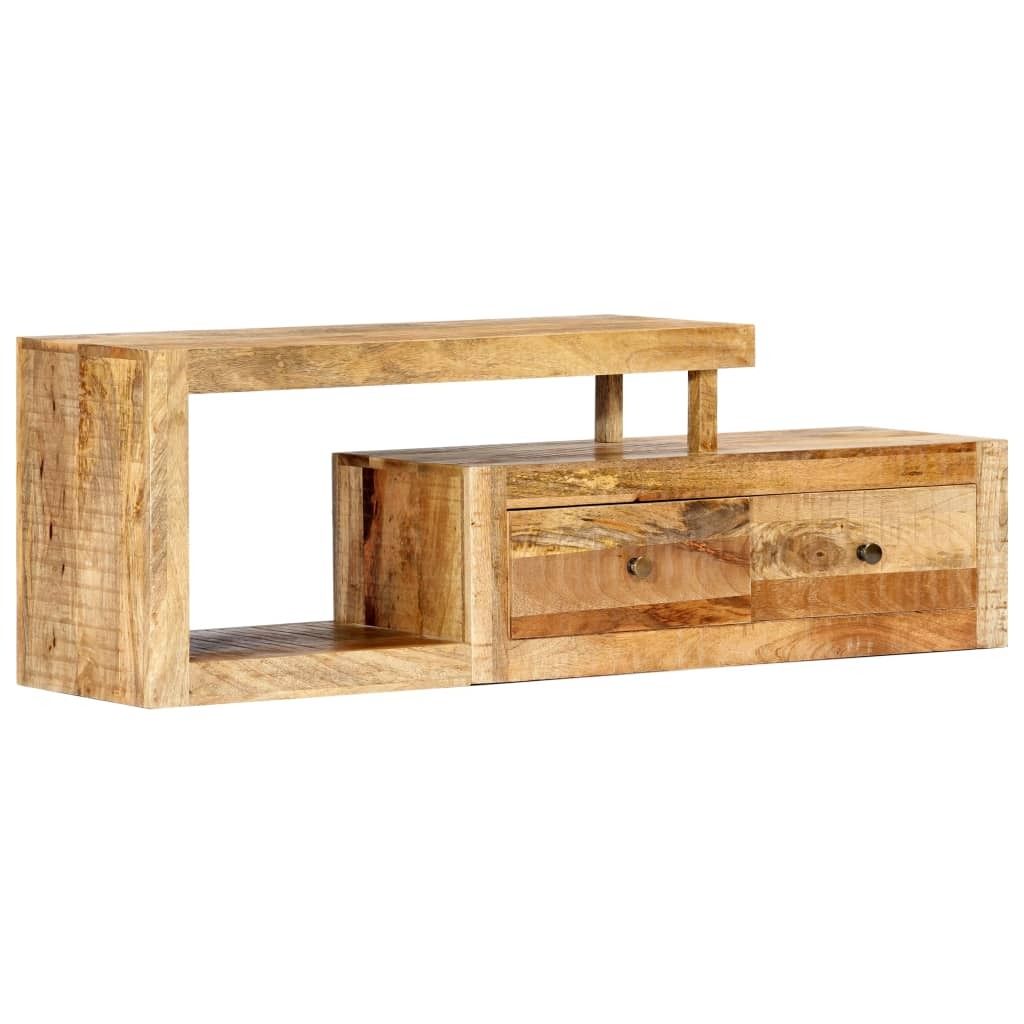 The Living Store TV-Schrank 120 x 30 x 40 cm Massivholz Mango