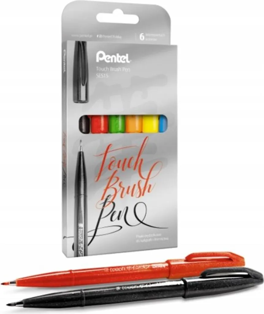 Stylo de Lettrage Pentel Brush Sign Pen SES15C pour Bullet Journaling