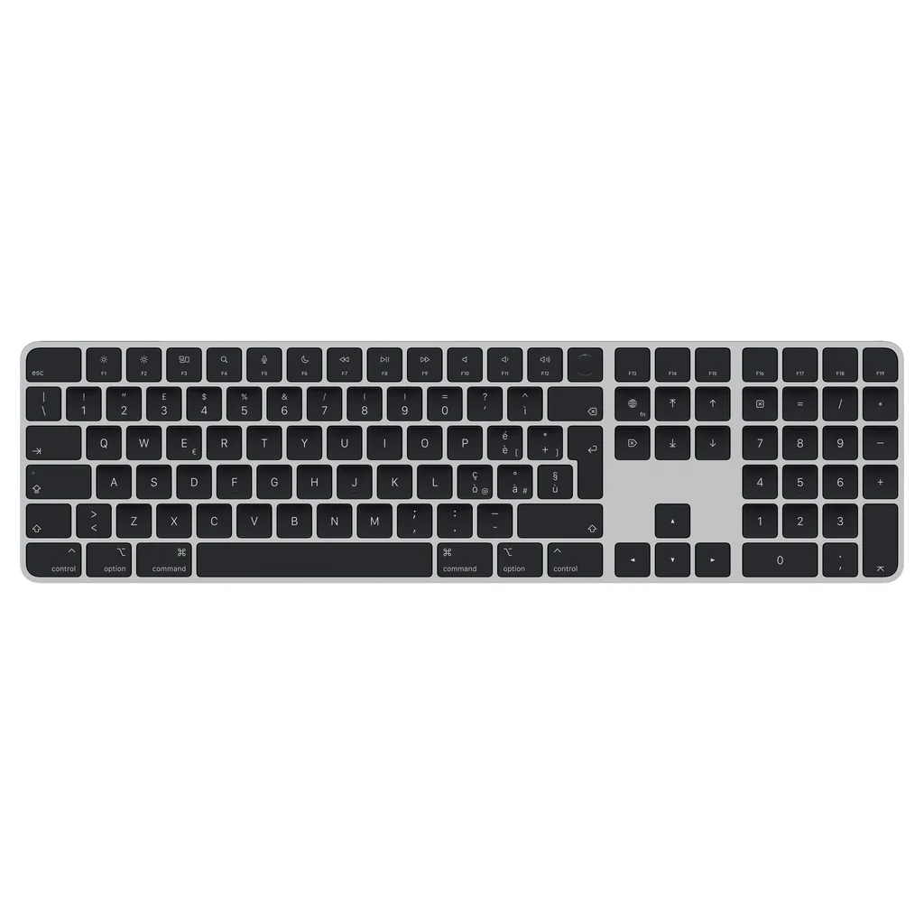 Apple Magic Keyboard Clavier USB Bluetooth Italien Noir - Version AZERTY