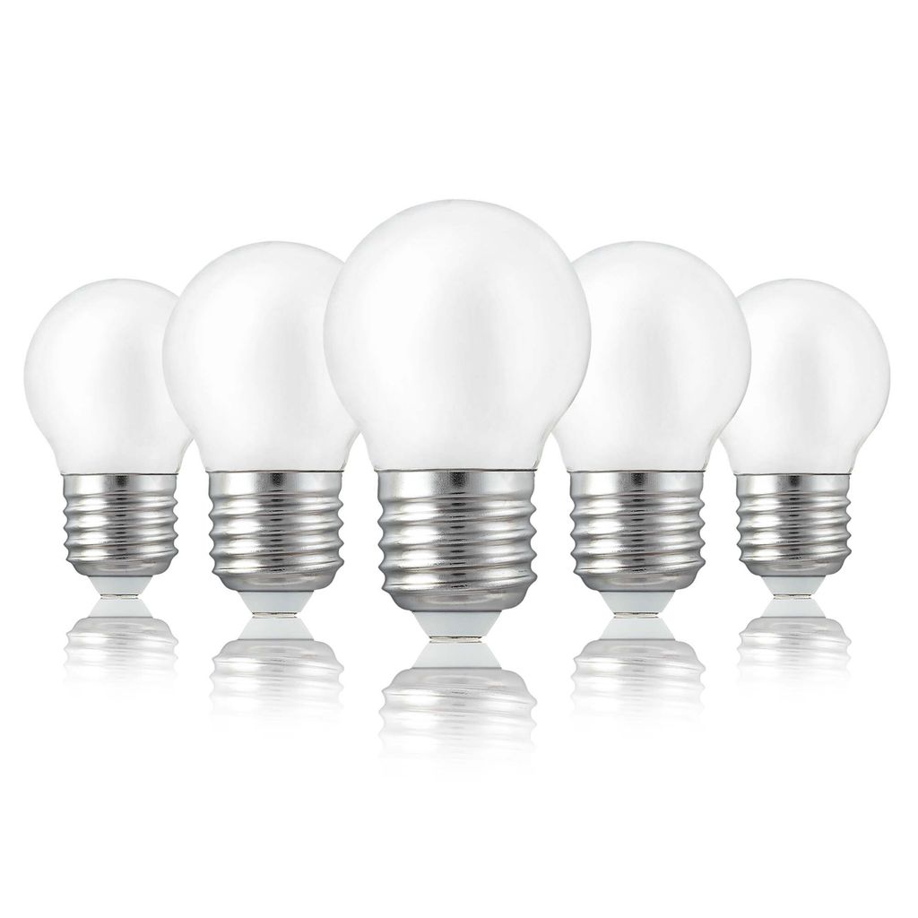 5er Set LED Glühbirne Birne Leuchtmittel E27 Lampe Warmweiß 2700 K, 2,5 W matt