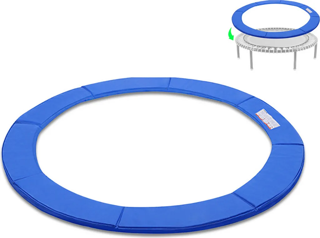 Remplacement Coussin Trampoline 305 cm Antidéchirable et Durable Bleu