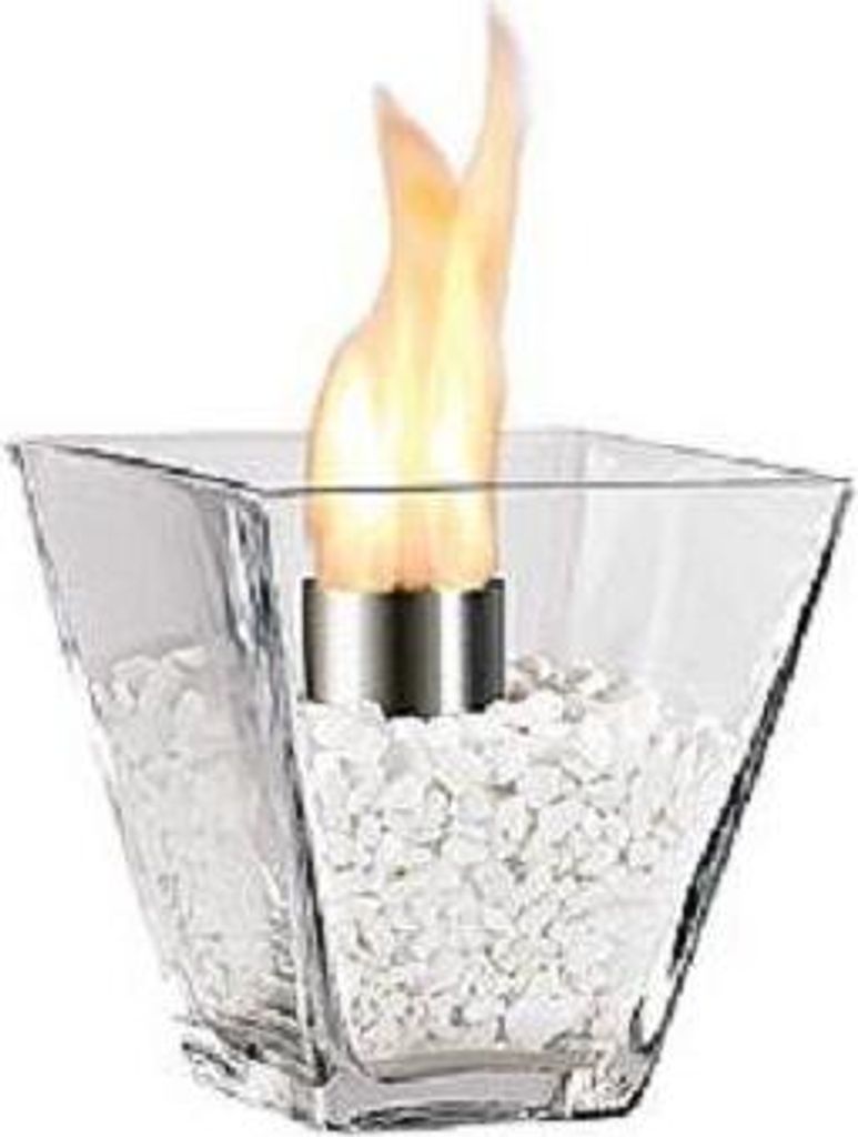 Glas-Dekofeuer "Agadir" für Bio-Ethanol