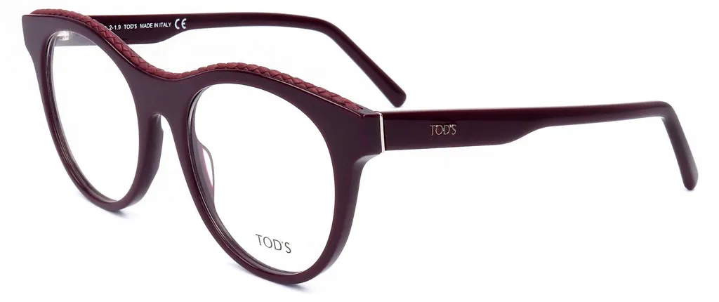Tod's TO5223 52081 finissez-en avec les lunettes lourdes et inconfortables