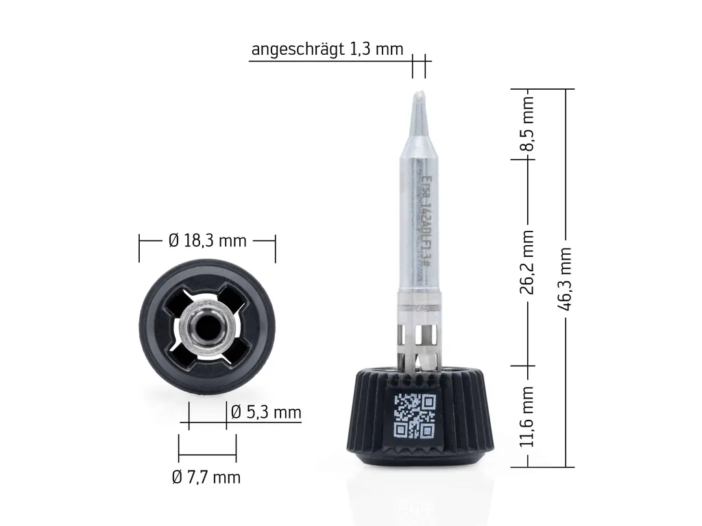 Ersa Punta Per Saldatore Sostitutiva – BDS Smussata, 8.0 Mm, Diritta