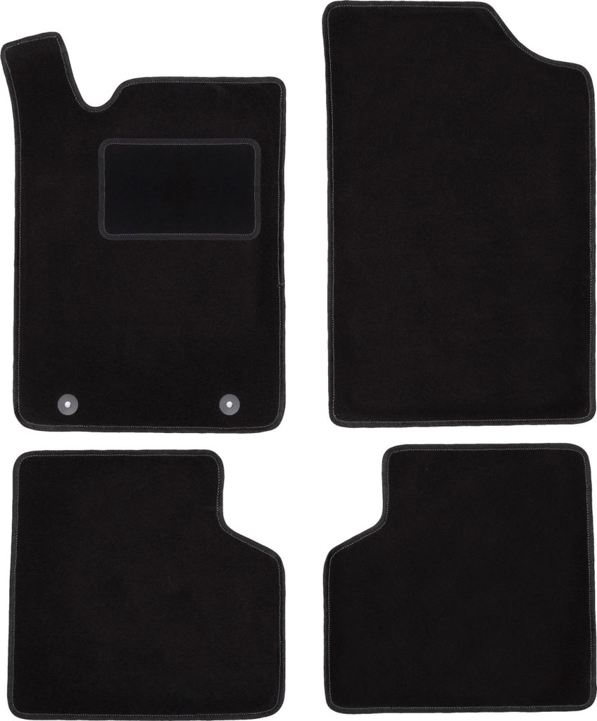 Schwarze Veloursmatten für: Citroen Xantia X1 / X2 Break, Kombi, Liftback (1993-2001)
