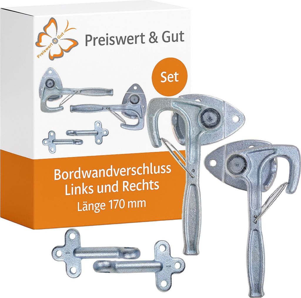Bordwandverschluss Anhänger Links und Rechts: Produktbild 