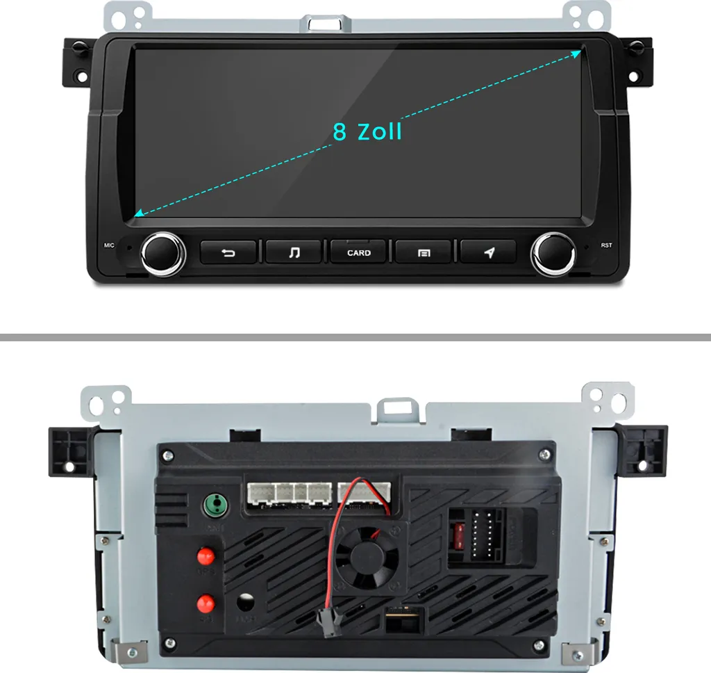 Navigatore BMW E46 Android 8 Pollici | CarPlay e Bluetooth 5.0 - 11