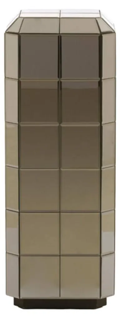 Colonne en verre marron Luciano pour sublimer votre table basse