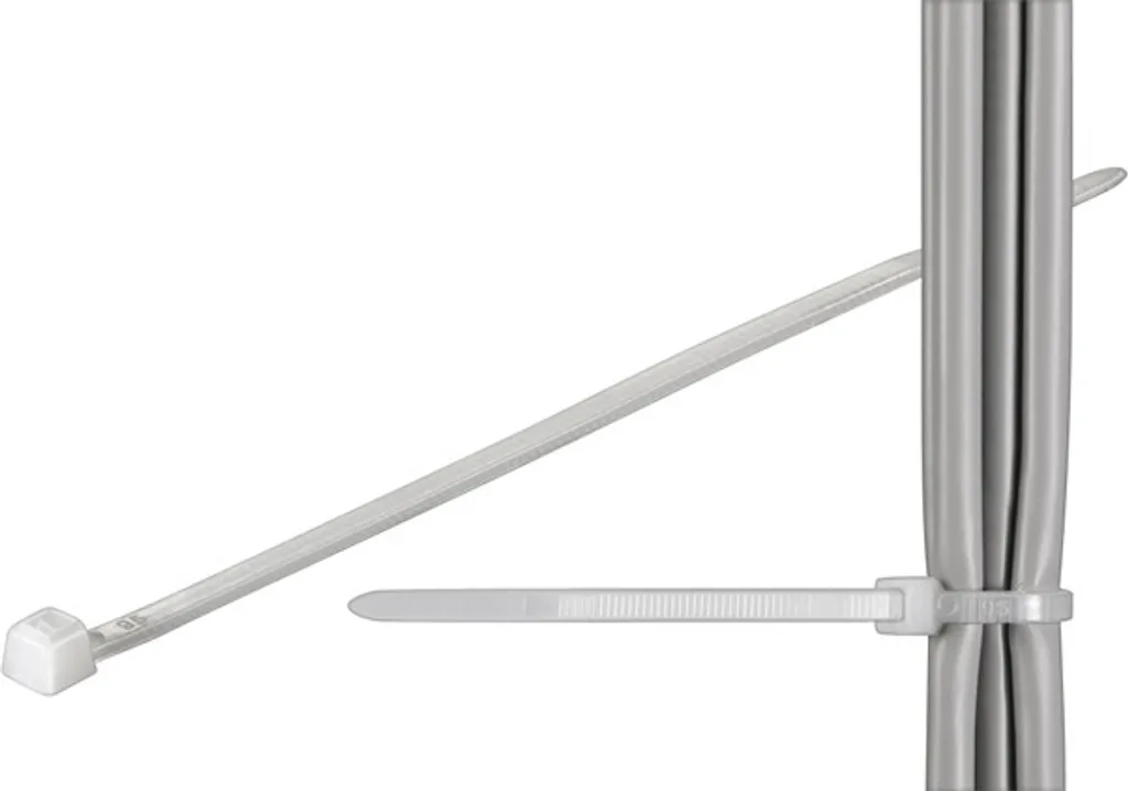 Goobay 17050: 100 Fascette Nylon 200mm x 3.5mm Intemperie