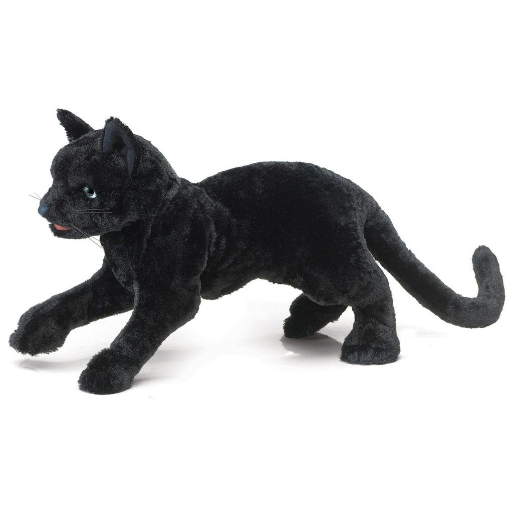 Folkmanis Handpuppe Schwarze Katze 2987