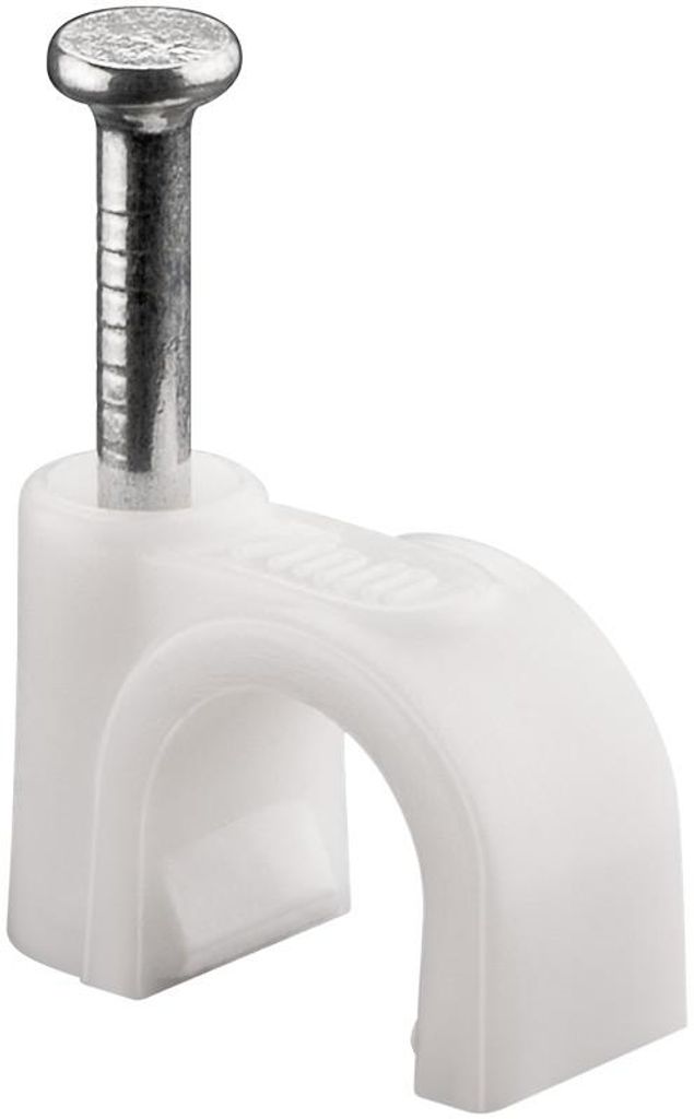goobay Kabelschelle weiß 7 mm (100 Stück) Productafbeelding 